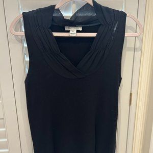 White House Black Market Layered Mock Cowl V-Neck Tank